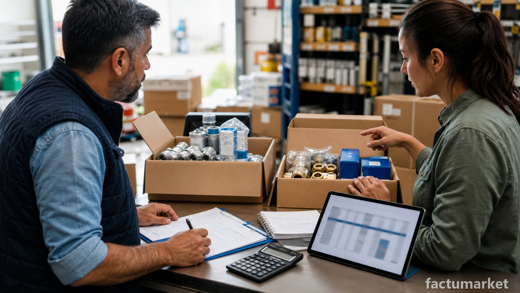 Comparación de proveedores con entregas, documentos y datos reales en Factumarket